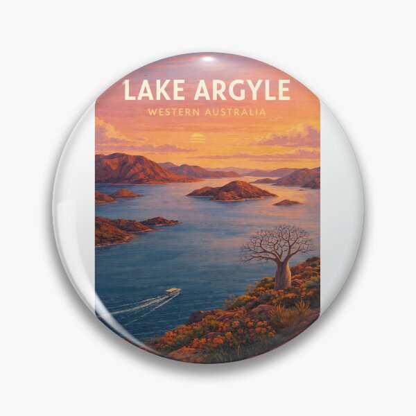 Item preview, Lake Argyle Kimberley Western Australia Sunset Landscape designed and sold by Aryabek.