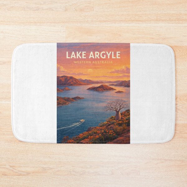 Item preview, Lake Argyle Kimberley Western Australia Sunset Landscape designed and sold by Aryabek.