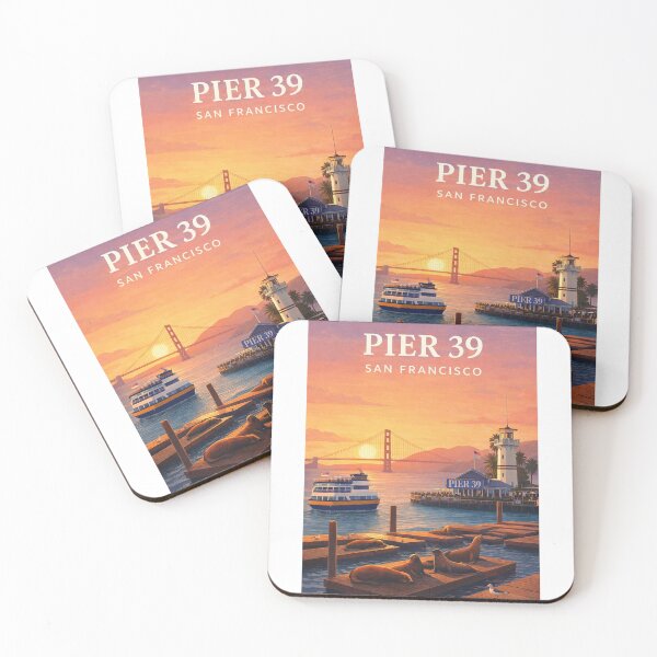 Item preview, Pier 39 Golden Gate Bridge San Francisco Waterfront designed and sold by Aryabek.