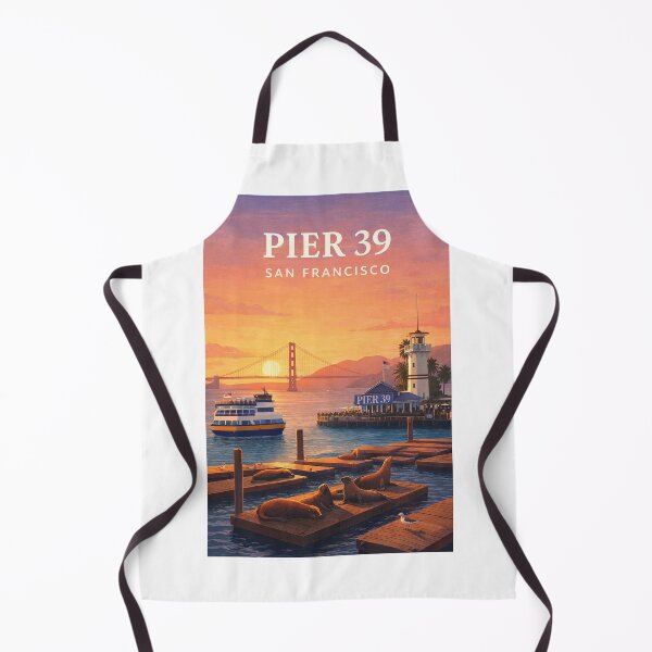 Item preview, Pier 39 Golden Gate Bridge San Francisco Waterfront designed and sold by Aryabek.