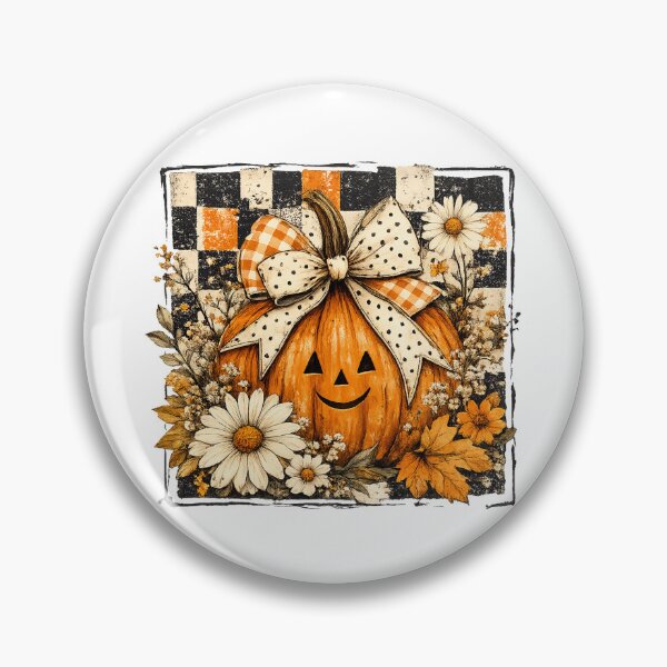 Item preview, Floral Fall Pumpkin designed and sold by Johnny-Store.
