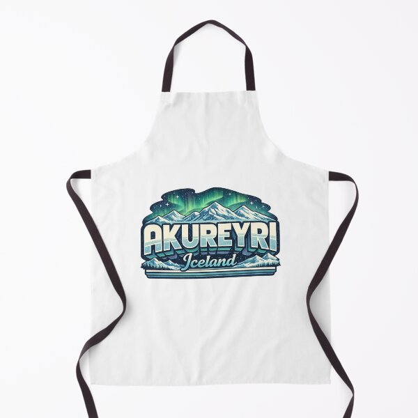 Item preview, Akureyri Eyjafjörður Northern Iceland Aurora Landscape designed and sold by Aryabek.