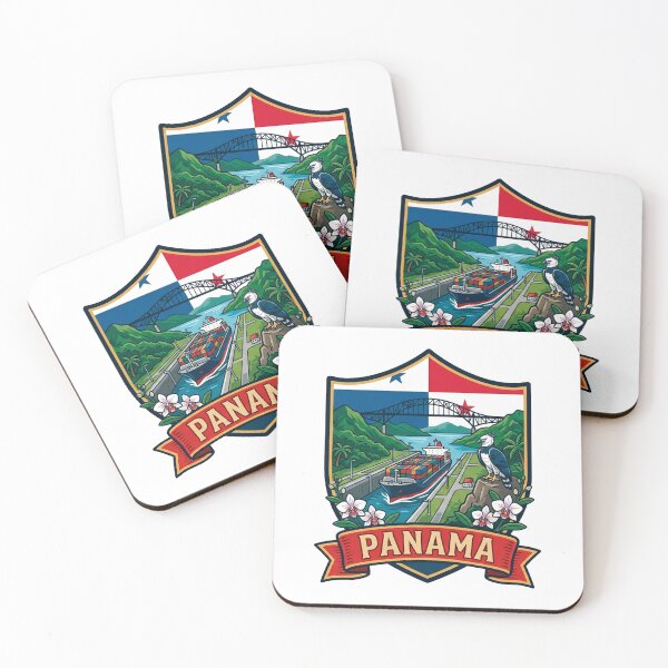 Item preview, Panama | Vintage Illustration of National Monuments and Symbols designed and sold by StudioBase.