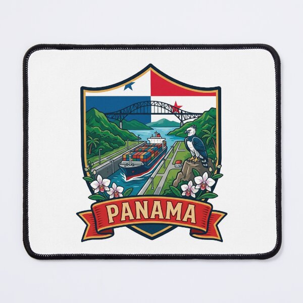 Item preview, Panama | Vintage Illustration of National Monuments and Symbols designed and sold by StudioBase.