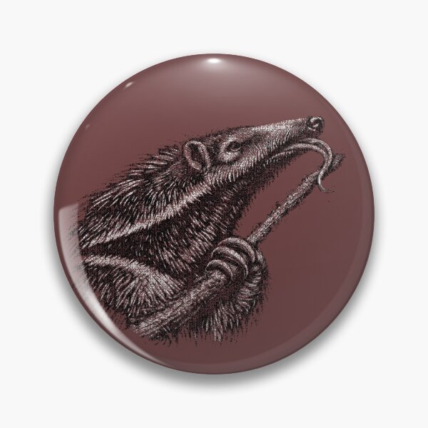 Item preview, Giant Anteater Portrait Vintage Engraving designed and sold by Za-He-Arts.