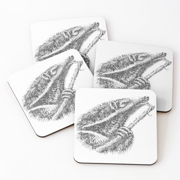Item preview, Giant Anteater Portrait Vintage Engraving designed and sold by Za-He-Arts.