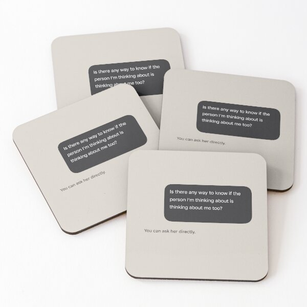 Item preview, Thinking of Me Too Quote designed and sold by Lustur.