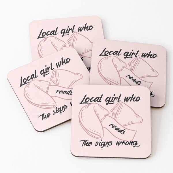 Item preview, Local Girl Who Reads the Signs Wrong — Fortune Cookie Funny Quote | Astrology Humor Sticker Gift designed and sold by ArtofDari.