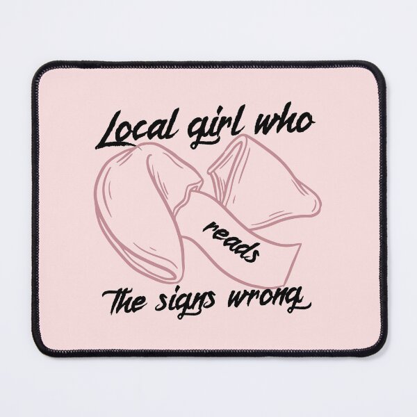 Item preview, Local Girl Who Reads the Signs Wrong — Fortune Cookie Funny Quote | Astrology Humor Sticker Gift designed and sold by ArtofDari.