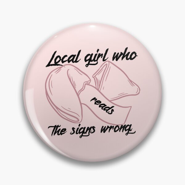Item preview, Local Girl Who Reads the Signs Wrong — Fortune Cookie Funny Quote | Astrology Humor Sticker Gift designed and sold by ArtofDari.
