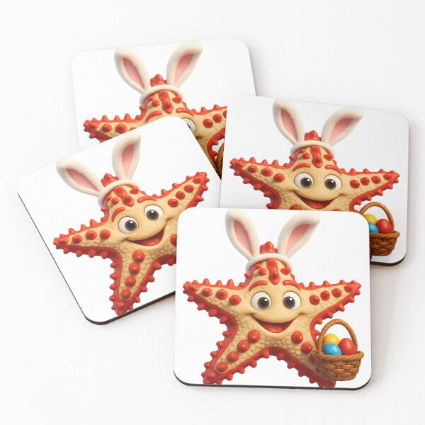 Item preview, Easter Red-Knobbed Starfish designed and sold by Sillytoe.