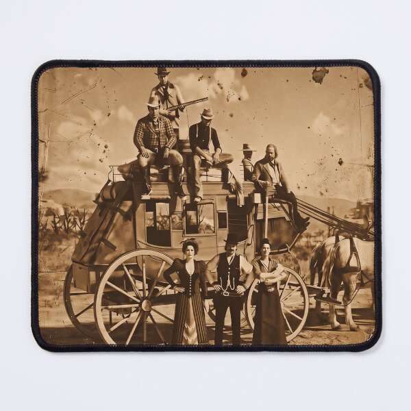 Item preview, Retro Wild West Gaming Art Print designed and sold by Fictional Ink Society.