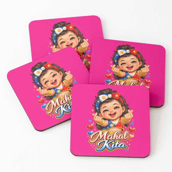 Item preview, Mahal Kita – Cute Filipino Love Girl - Pinay Finger Heart Design  designed and sold by FlipFlopTeesCo.