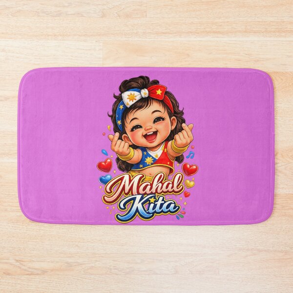Item preview, Mahal Kita – Cute Filipino Love Girl - Pinay Finger Heart Design  designed and sold by FlipFlopTeesCo.
