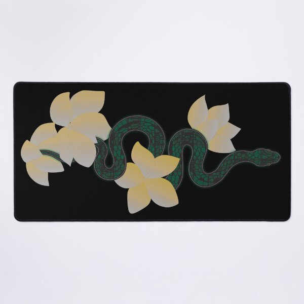 Item preview, The Snake Among Flowers - green designed and sold by JVNS.