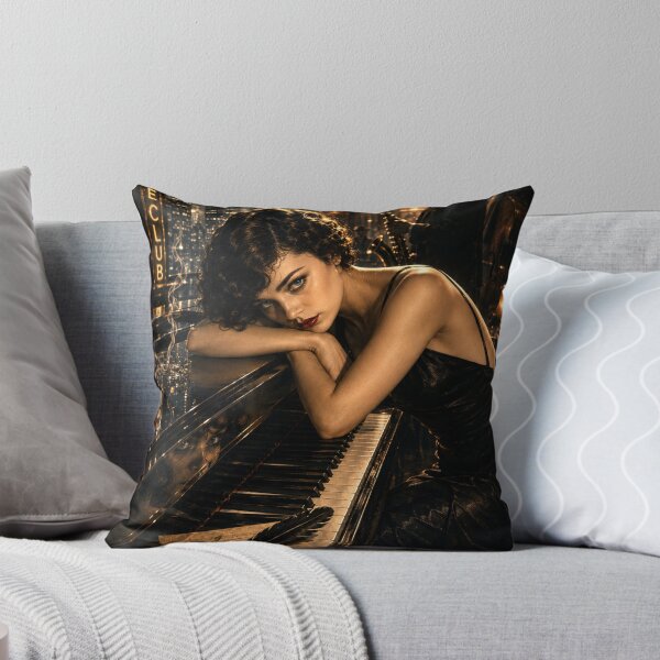 Item preview, The Last Note – Art Deco Film Noir Jazz Poster designed and sold by Sanctum Icons.