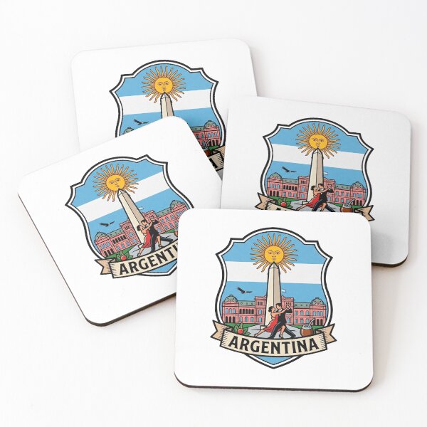 Item preview, Argentina | Vintage Illustration of National Monuments and Symbols designed and sold by StudioBase.