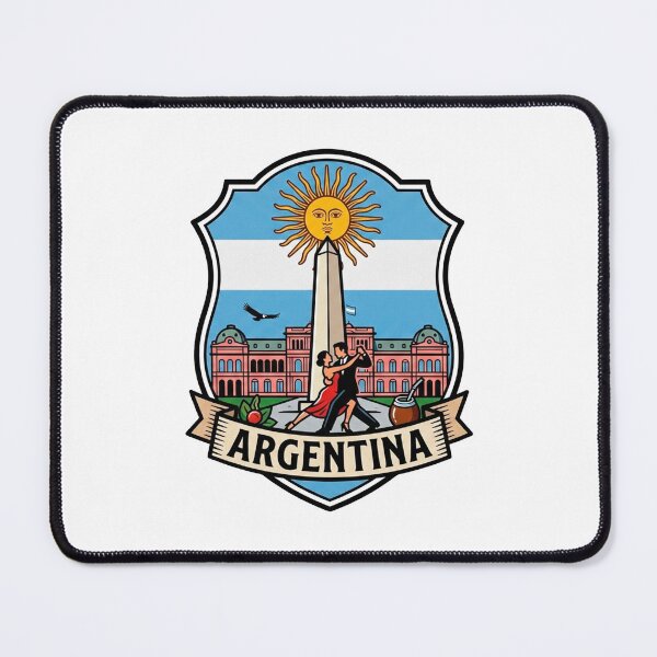 Item preview, Argentina | Vintage Illustration of National Monuments and Symbols designed and sold by StudioBase.