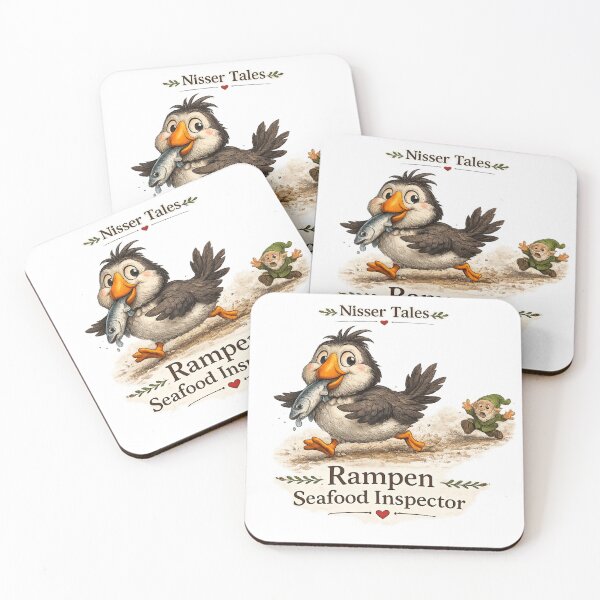 Item preview, Rampen the puffin - Seafood Inspector designed and sold by Nisser Tales.