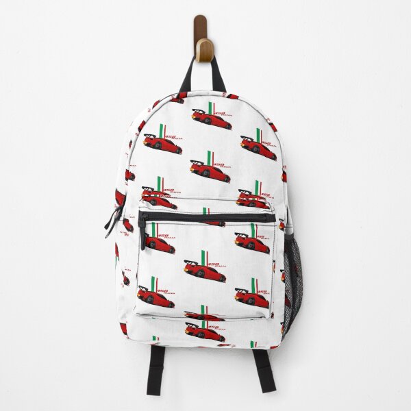 Item preview, Ferrari 458 Italia red Italian Stripes designed and sold by Pandozo.