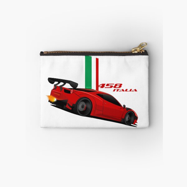 Item preview, Ferrari 458 Italia red Italian Stripes designed and sold by Pandozo.