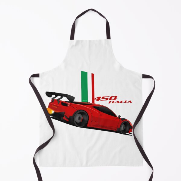 Item preview, Ferrari 458 Italia red Italian Stripes designed and sold by Pandozo.