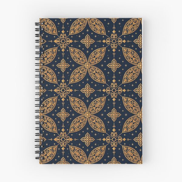 Item preview, Vintage Dark Blue and Gold Botanical Floral Seamless Pattern Throw Blanket designed and sold by FestivityFinds.