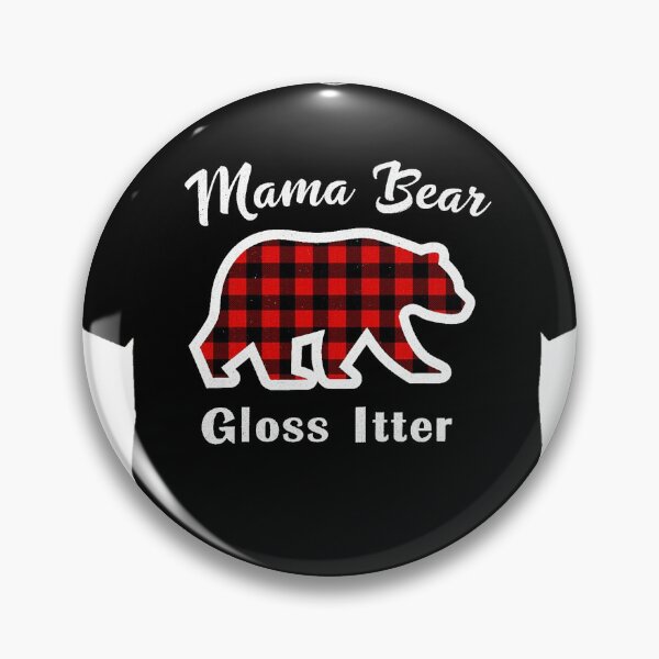Item preview, Mama Bear Buffalo Plaid Rustic Country designed and sold by lht6474.