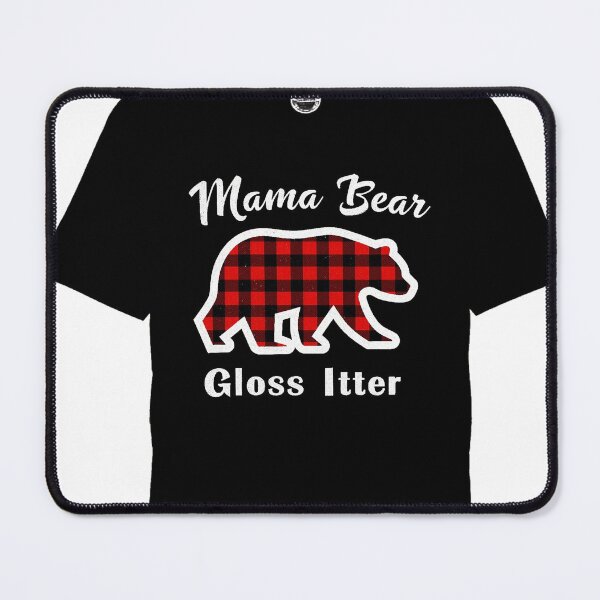 Item preview, Mama Bear Buffalo Plaid Rustic Country designed and sold by lht6474.
