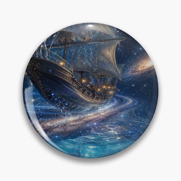 Item preview, sailing ship in space designed and sold by eightysix creative.
