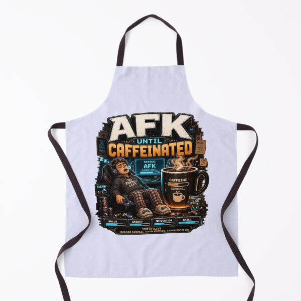 Item preview, AFK Until Caffeinated Funny Gamer Coffee designed and sold by pradeepvisuals.