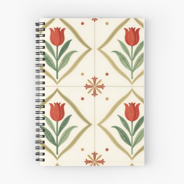 Item preview, Vintage Red Tulip Floral Botanical Seamless Pattern Throw Blanket designed and sold by FestivityFinds.