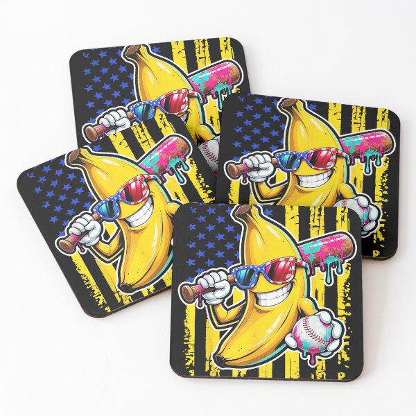 Item preview, Funny Banana Baseball designed and sold by lolayart.