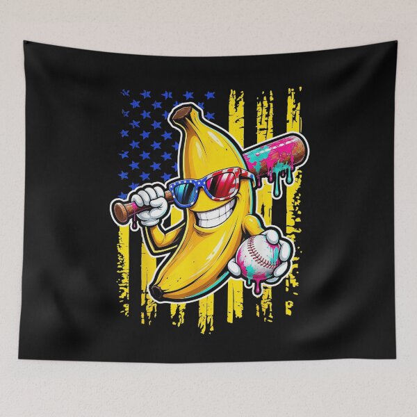 Item preview, Funny Banana Baseball designed and sold by lolayart.