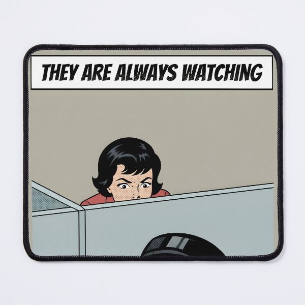 Item preview, They Are Always Watching Paranoia Comic Poster designed and sold by DuckOddity.