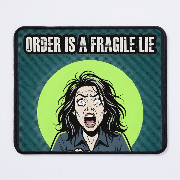 Item preview, Order Is A Fragile Lie Vintage Comic Poster designed and sold by DuckOddity.