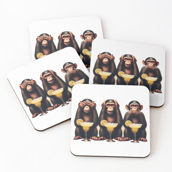 Item preview, Margarita Version of See No Evil. Hear No Evil. Say No Evil designed and sold by Mundo Margarita.