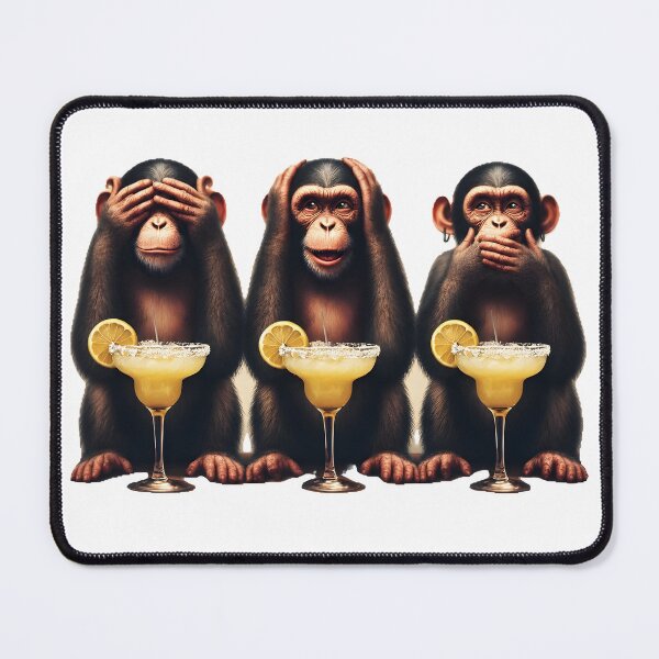 Item preview, Margarita Version of See No Evil. Hear No Evil. Say No Evil designed and sold by Mundo Margarita.