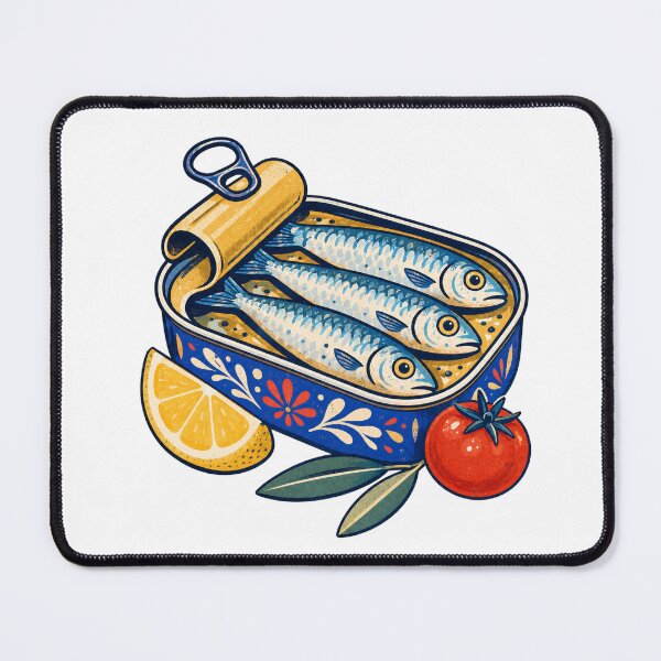 Item preview, Mediterranean Sardine Tin designed and sold by Ora-kuro.