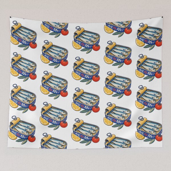 Item preview, Mediterranean Sardine Tin designed and sold by Ora-kuro.