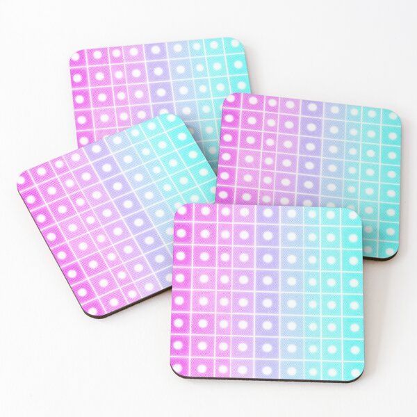 Item preview, Vibrant Pink and Blue Ombre Halftone Grid Pattern iPhone Case designed and sold by FestivityFinds.
