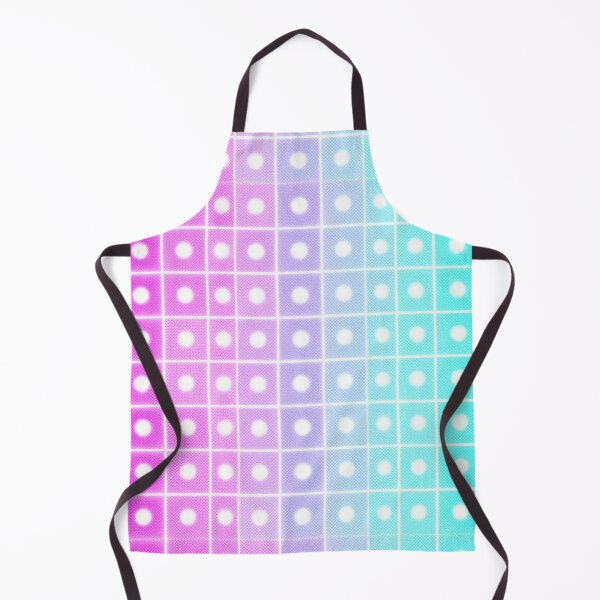 Item preview, Vibrant Pink and Blue Ombre Halftone Grid Pattern iPhone Case designed and sold by FestivityFinds.