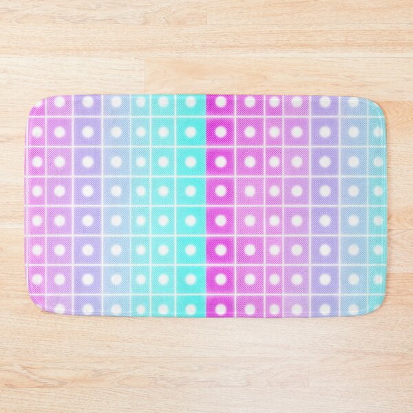 Item preview, Vibrant Pink and Blue Ombre Halftone Grid Pattern iPhone Case designed and sold by FestivityFinds.