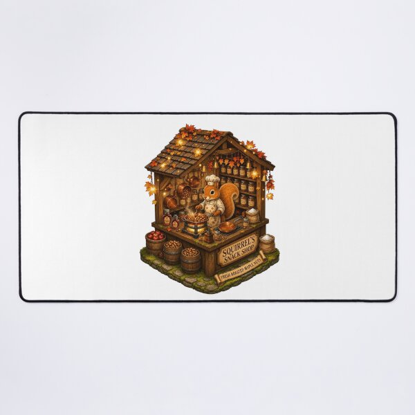Item preview, Squirrel's Snack Shop | Roasted Maple Nuts | Cozy Autumn Woodland Market | Fall Cottagecore | Fantasy Squirrel Chef designed and sold by MrDev.