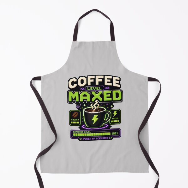 Item preview, Coffee Level Maxed Gamer Coffee Art designed and sold by pradeepvisuals.