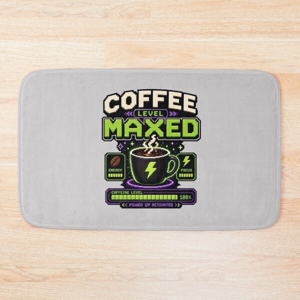 Item preview, Coffee Level Maxed Gamer Coffee Art designed and sold by pradeepvisuals.