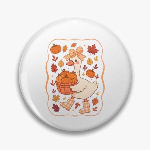 Item preview, Cute Goose Pumpkin Basket designed and sold by Johnny-Store.