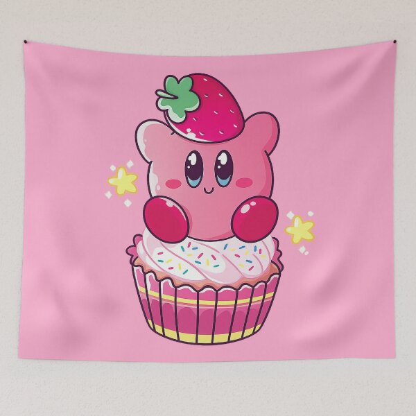 Item preview, Kirby on top of a cupcake designed and sold by JarquinDD.