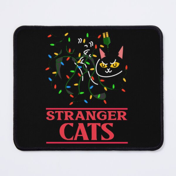 Item preview, Stranger Cats - Funny Black Cat Christmas Lights Parody designed and sold by GenZFashion000.