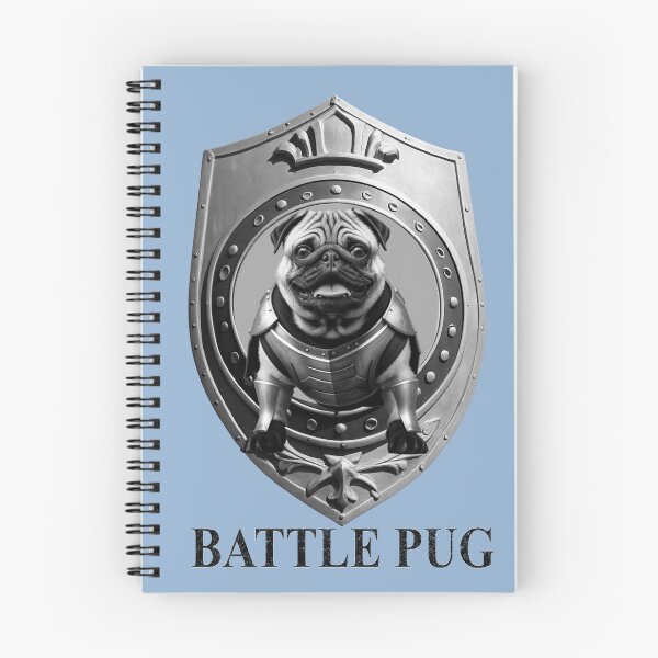 Item preview, Battle Pug – Armored Warrior Dog designed and sold by craftyferrets.